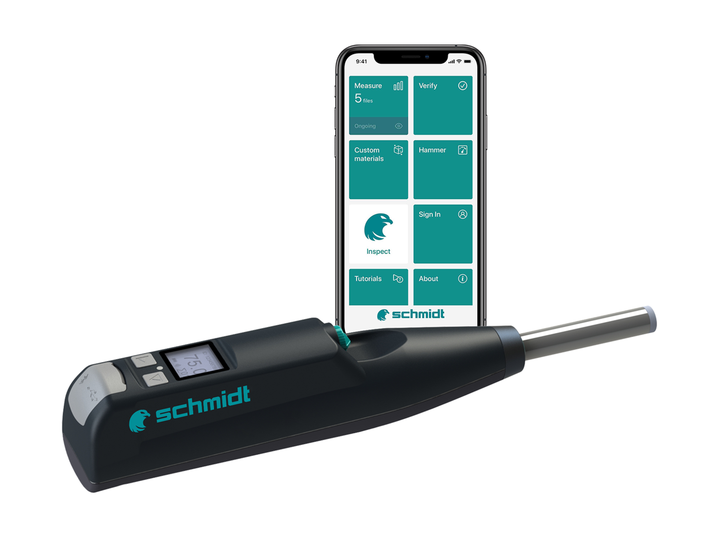 Silver Schmidt Rebound Hammer